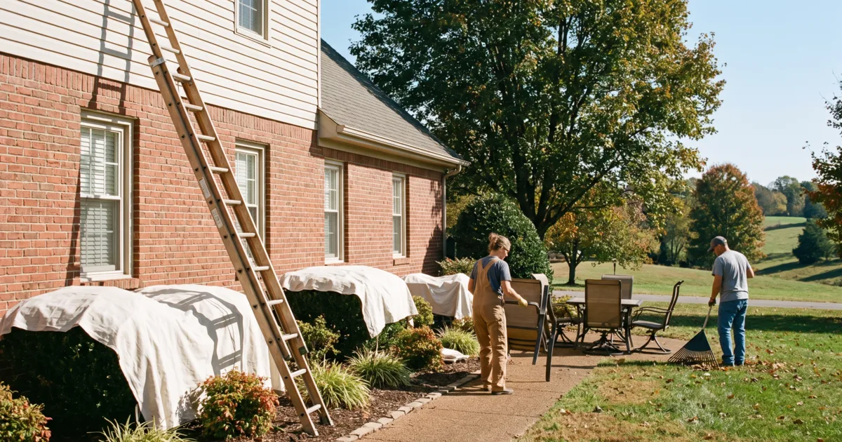 What to do before painters arrive for exterior painting in Murfreesboro